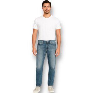 AG Adriano Goldschmied Medium Wash Blue 36R x 28.5 Everett Slim A Straight Jeans